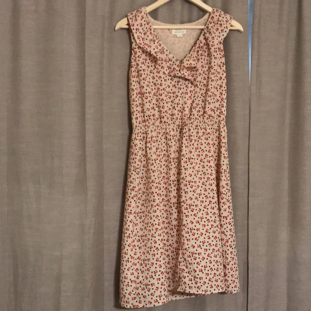 Retro cherries print dress